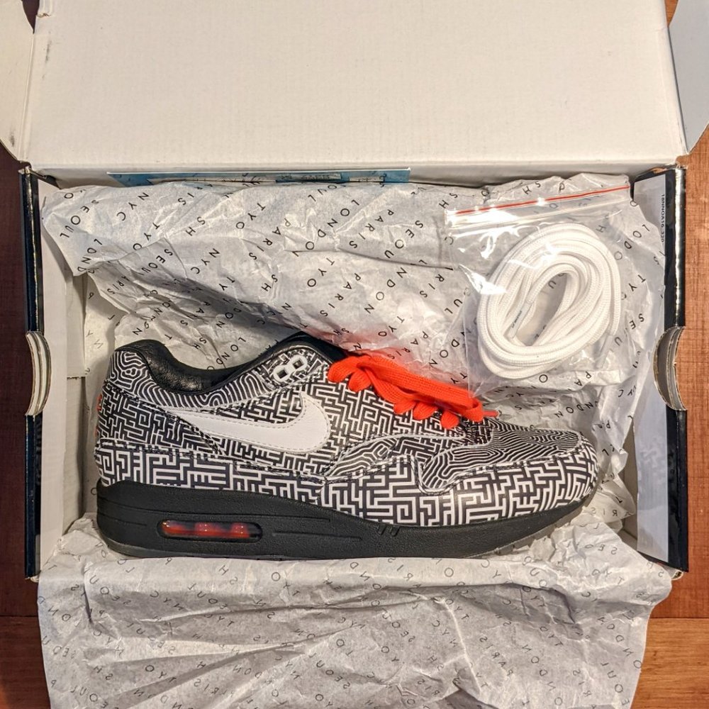 NIKE | Air Max 90 "Tokyo Maze" | Black/White | Men's 7.5